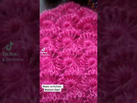 Красивейший узор спицами! Смотрите подробное видео на канале