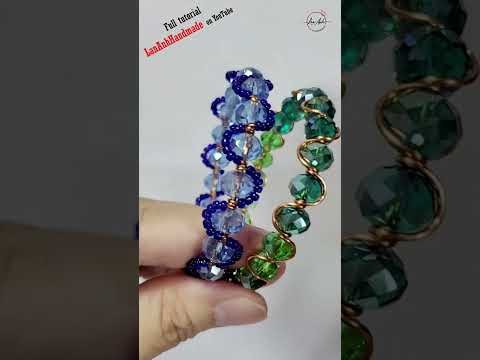 Wavy Bracelets - Free tutorial video link above the title #shortsvideo #wireworks Wavy Bracelets - Free tutorial video link above the title #shortsvideo #wireworks