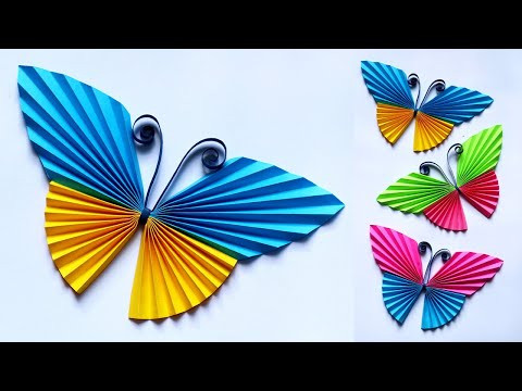 How to Make Stunning Paper Butterflies | Easy DIY Wall Decor Tutorial for Home Decoration 