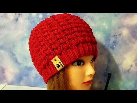 Осенняя шапочка крючком. Видео для начинающих. Осенняя шапочка крючком. Видео для начинающих.