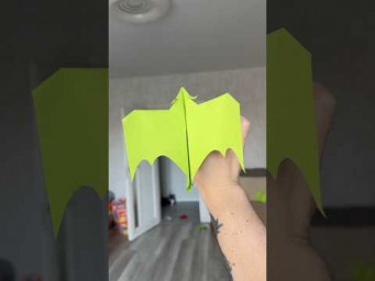 Paper Airplane Indoor Test &ndash; 170 Feet Throw &ndash; Breaking the Record? #diy #airplane #origami