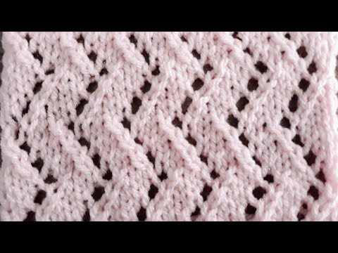 Нарядный ажурный узор спицами для блузы, кардигана, джемпера. Нарядный ажурный узор спицами для блузы, кардигана, джемпера.