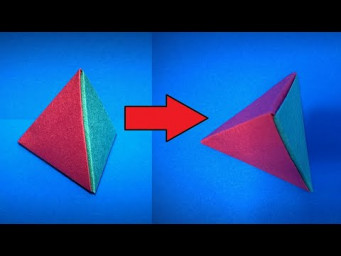 Origami Tetrahedron | How to Make a Paper Tetrahedron | Easy Origami ART Paper Crafts
