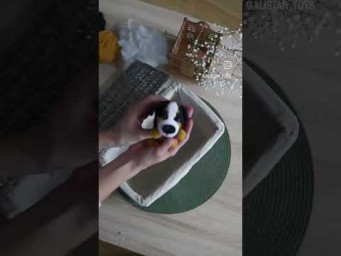 It's Magical! Easy made amigurumi Bernese mountain dog crochet pattern, amigurumi toys