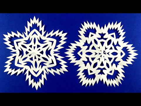 Как вырезать снежинки из бумаги видео Как вырезать снежинки из бумаги видео