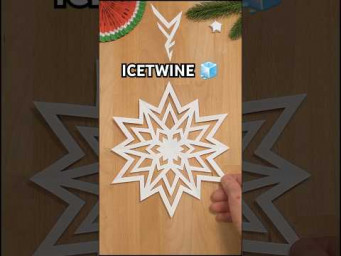HOW TO CUT A ICETWINE SNOWFLAKE INSTRUCTION | TOP CHRISTMAS DECOR IDEAS INCLART