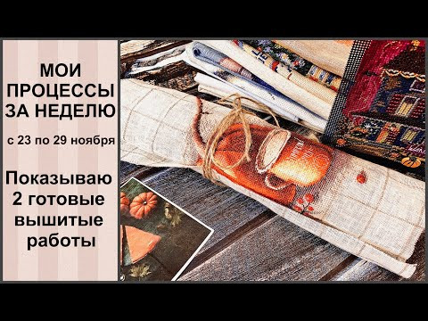 ПРОЦЕССЫ ЗА НЕДЕЛЮ 23-29 ноября 20г / ПОКАЗЫВАЮ ДВЕ ГОТОВЫЕ вышитые работы / вышивка крестом ПРОЦЕССЫ ЗА НЕДЕЛЮ 23-29 ноября 20г / ПОКАЗЫВАЮ ДВЕ ГОТОВЫЕ вышитые работы / вышивка крестом