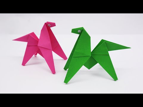 Easy Origami Horse Tutorial - How to Make a Paper Horse Easy Origami Horse Tutorial - How to Make a Paper Horse