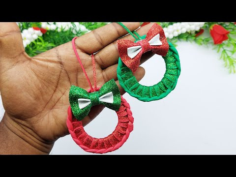 Mini Christmas Wreath Ornaments - Christmas Wreath Decorating Ideas - Christmas Decorate With Me Mini Christmas Wreath Ornaments - Christmas Wreath Decorating Ideas - Christmas Decorate With Me