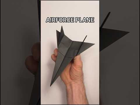 EASY PAPER AIRFORCE PLANE FLY REALLY FAR TUTORIAL | HOW TO MAKE A PAPER AIRPLANE STEP BY STEP EASY PAPER AIRFORCE PLANE FLY REALLY FAR TUTORIAL | HOW TO MAKE A PAPER AIRPLANE STEP BY STEP