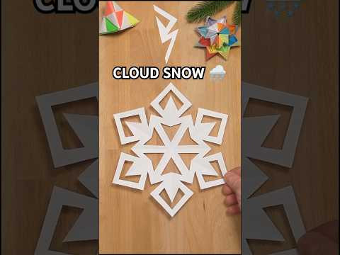 HOW TO CUT A TRADITIONAL CLOUD SNOW SNOWFLAKE OUT OF PAPER ❄ INCLART HOW TO CUT A TRADITIONAL CLOUD SNOW SNOWFLAKE OUT OF PAPER ❄ INCLART