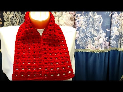 ШАРФИК НА ВЕСНУ крючком. КОМПЛЕКТ ШАРФ И ШАПОЧКА крючком, для начинающих. ШАРФИК НА ВЕСНУ крючком. КОМПЛЕКТ ШАРФ И ШАПОЧКА крючком, для начинающих.