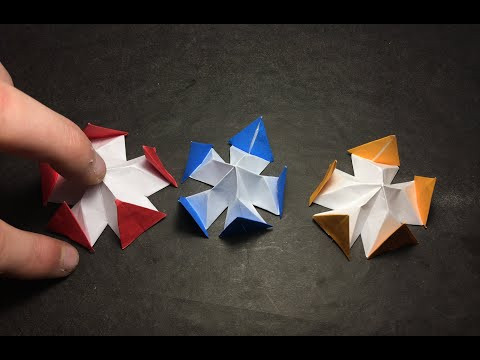 Как сделать оригами игрушку ловушку (антистресс) Капкан оригами. из бумаги своими руками Как сделать оригами игрушку ловушку (антистресс) Капкан оригами. из бумаги своими руками