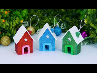 Christmas Hut Ornaments Making
