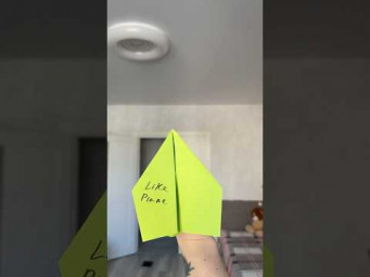I Accidentally Invented a Jet &mdash; 115 Feet Indoors. Help #airplane #diy #origami #papercraft
