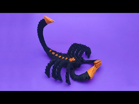 How to make a 3D origami Scorpion How to make a 3D origami Scorpion