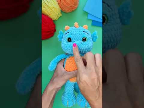 Плюшевый Дракоша крючком по МК от @goozell_toys, амигуруми дракон Плюшевый Дракоша крючком по МК от @goozell_toys, амигуруми дракон