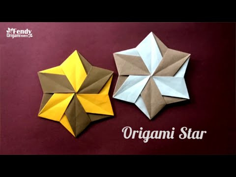 Origami 6-Point Star/ Paper Coaster