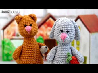 Амигуруми: схема Котик Клаус и зайка Томас | Игрушки вязаные крючком - Free crochet patterns.