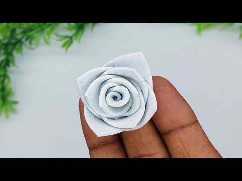 How To Make Rose Flower From Foam Sheet | Foam Sheet White Rose | DIY Cute Flower From Foam Sheet | How To Make Rose Flower From Foam Sheet | Foam Sheet White Rose | DIY Cute Flower From Foam Sheet |
