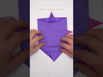 Origami Boat Crane #shorts