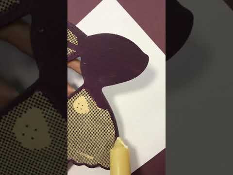 Декорирование зайки из набора для вышивания по дереву «Золотые ручки» Декорирование зайки из набора для вышивания по дереву «Золотые ручки»