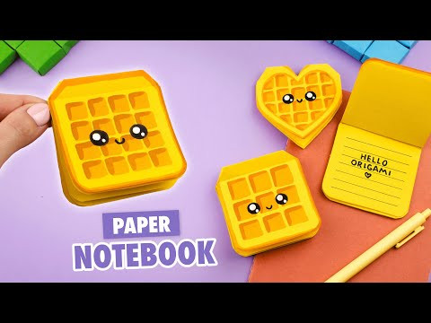 Оригами Блокнот Вафля из бумаги | Как сделать блокнот без клея | Origami Paper Notebook Waffle Оригами Блокнот Вафля из бумаги | Как сделать блокнот без клея | Origami Paper Notebook Waffle