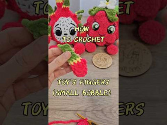 How to crochet Small BOBBLE STITCH (toy's thumb)