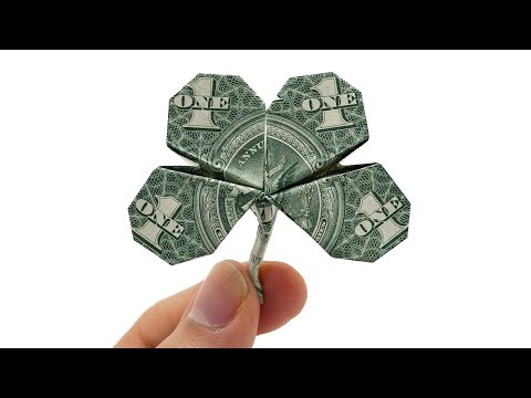 Dollar Four-leaf Clover Origami (Jodi Fukumoto)