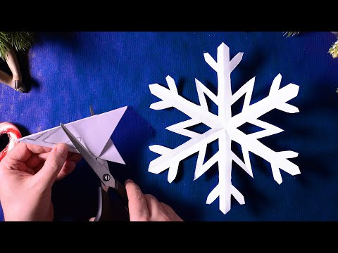 Как сделать снежинку из бумаги ❄️ Пошагово | Вырезание из бумаги на Рождество и Новый год Как сделать снежинку из бумаги ❄️ Пошагово | Вырезание из бумаги на Рождество и Новый год