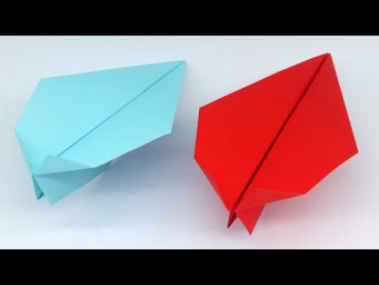 How to Make Paper Plane - Best Paper Airplane Making at Home - Easy Origami Plane - DIY Paper Crafts