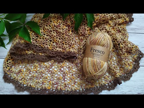 Летний костюм крючком. Топ и юбка .Часть 1 .Обзор