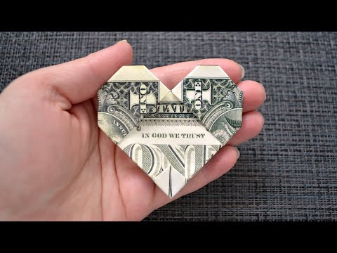 My MONEY HEART | Amazing Dollar Origami | Tutorial DIY by NProkuda My MONEY HEART | Amazing Dollar Origami | Tutorial DIY by NProkuda