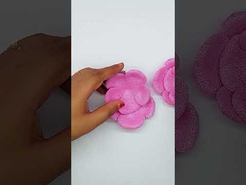 Wow!! Wonderful Rose Paper Flower Making Easy Tutorial at Home #shorts #flowers #handmade
