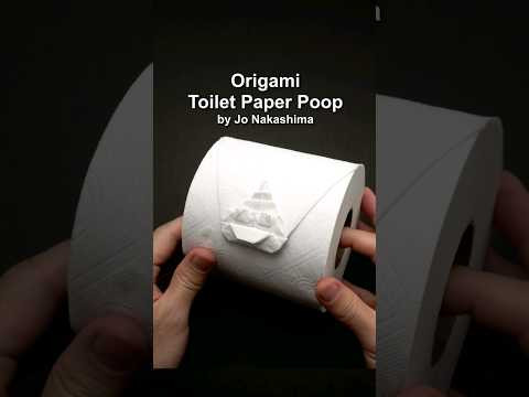 Origami Toilet Paper Poop #shorts