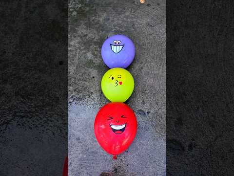 Three Emoji Balloon #asmr #satisfying #asmrsounds Three Emoji Balloon #asmr #satisfying #asmrsounds
