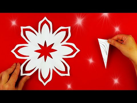 Как вырезать цветок лотоса из бумаги [Что сделать из бумаги]