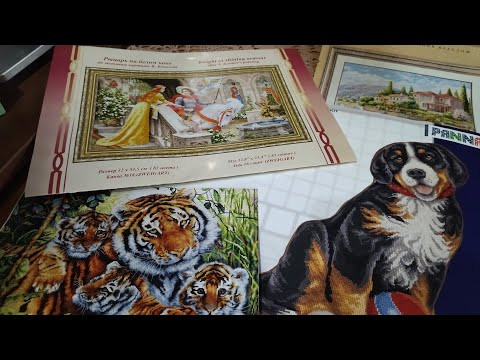 Вышивка. Все мои начатые процессы. Часть 1.