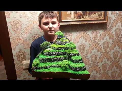 Макет горы, как сделать. Проэкт в школу) Макет горы, как сделать. Проэкт в школу)