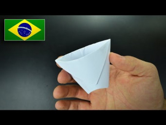 Origami: Copo de papel - Instru&ccedil;&otilde;es em Portugu&ecirc;s BR