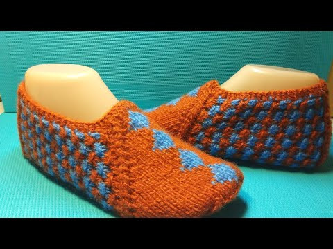 #558 БЕСШОВНЫЕ. ТАПОЧКИ СПИЦАМИ. МАСТЕР КЛАСС. #558 БЕСШОВНЫЕ. ТАПОЧКИ СПИЦАМИ. МАСТЕР КЛАСС.