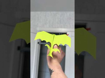 Paper Plane Flies 312 FEET?! This Is Insane! #diy #papercraft #shorts