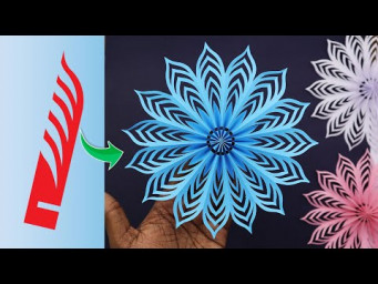 How to Make Snowflake | DIY 3D Paper Snowflake | Christmas crafts | Paper Decoration Crafts