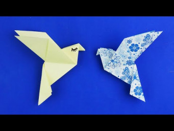 How to make a paper pigeon [Origami easy tutorial]