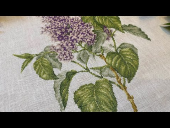 #503. Видео об одной работе- Сирень от Теи Гувернёр (Lilac Thea Gouverneur)