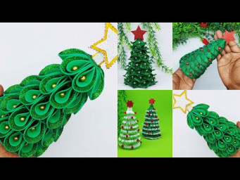 Christmas Tree - How to Make Paper Tree - Decorate With Me - Christmas Trends 2024 - Dollar Tree DIY