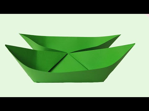 Двухпалубный Кораблик оригами / Double Hulled Boat Двухпалубный Кораблик оригами / Double Hulled Boat