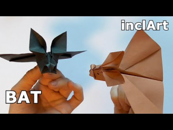 NEW BAT ORIGAMI TUTORIAL (inclArt, Alexey Zhigulev) DIY BAT STEP BY STEP PAPERCRAFT