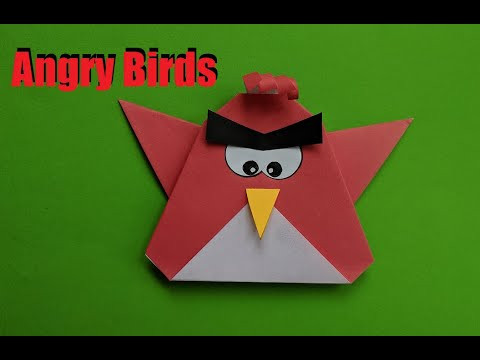 Origami Angry Birds | Энгри бердс оригами | アングリーバード| 憤怒的小鳥. Origami Angry Birds | Энгри бердс оригами | アングリーバード| 憤怒的小鳥.