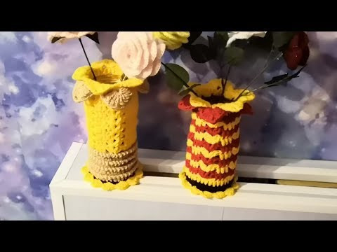 Ваза крючком. Ваза крючком.